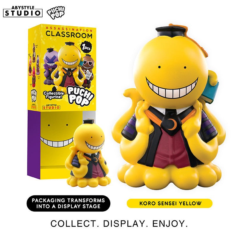 assassination classroom figurine blindbox geel