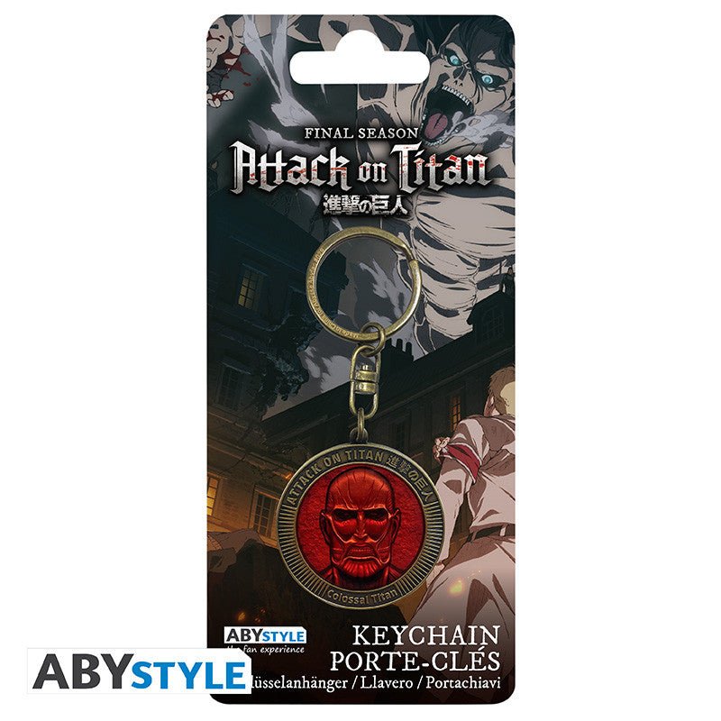 Attack on Titan Colossal Titan Medallion sleutelhanger - Animerch