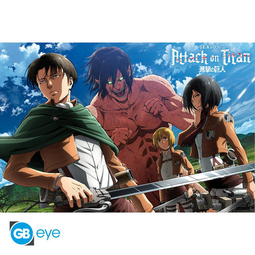 Attack on Titan Ready to fight poster - 91,5 x 61 cm - Animerch