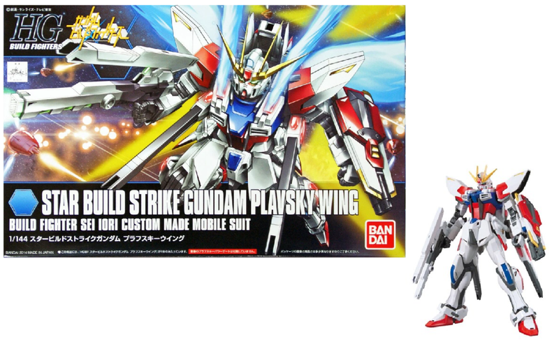 Bandai HG Star Build Strike Gundam Plavsky Wing Gundam Build Fighters 1 144 - Animerch