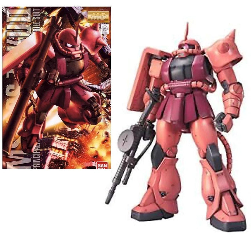 Bandai MG MS06S Chars Zaku II Mobile Suit Gundam 1 100 - Animerch