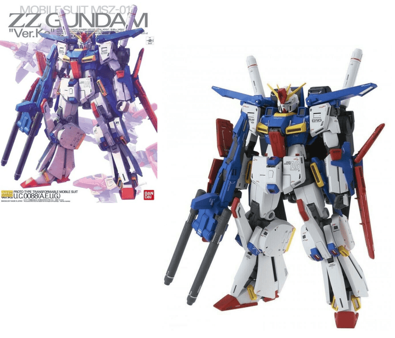 Bandai MG MSZ010 ZZ Gundam Ver Ka 1 100 - Animerch
