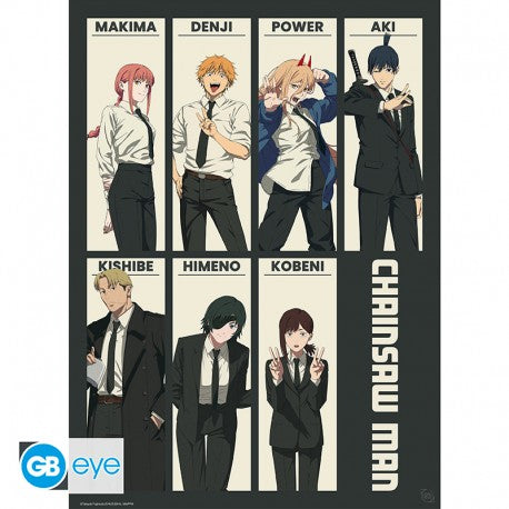 Chainsaw Man Devil Hunters poster - 52 x 38 cm