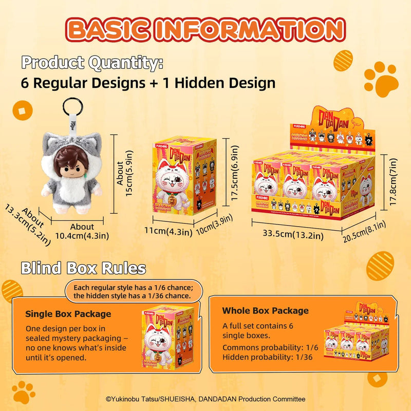 DAN DA DAN Vinyl Plush Meow Mission - Animerch