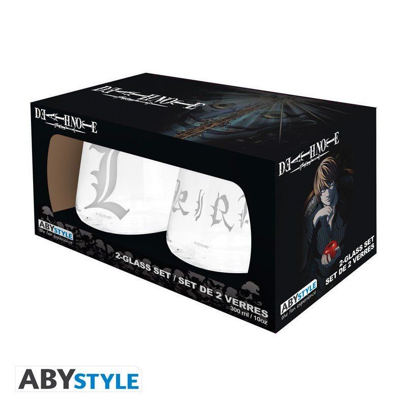 Death Note Kira-L 2 glazen set - Animerch