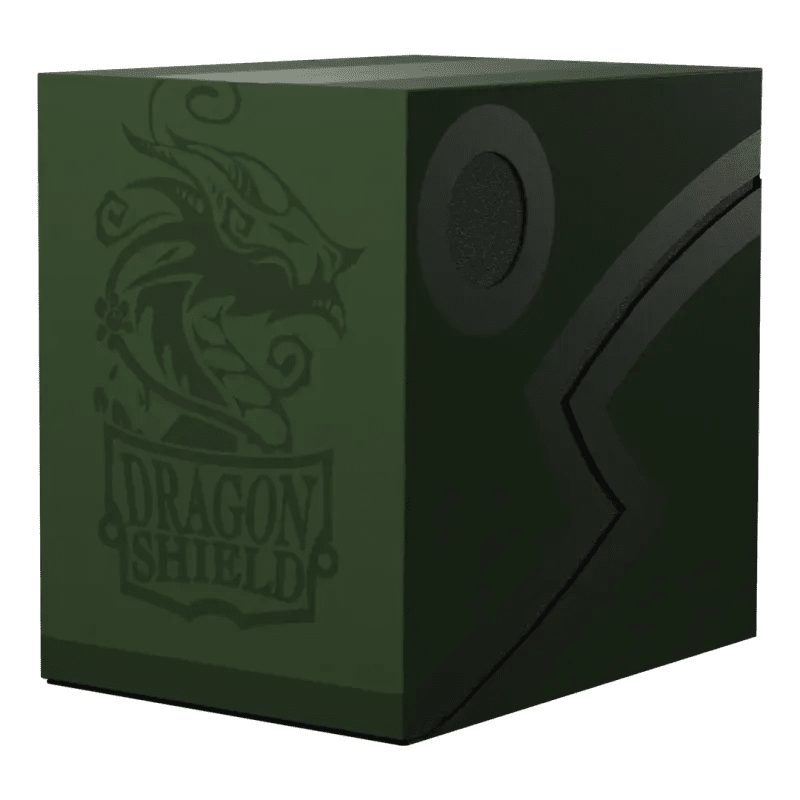 Double Deck Shell Forest Green/Black Deckbox - Animerch