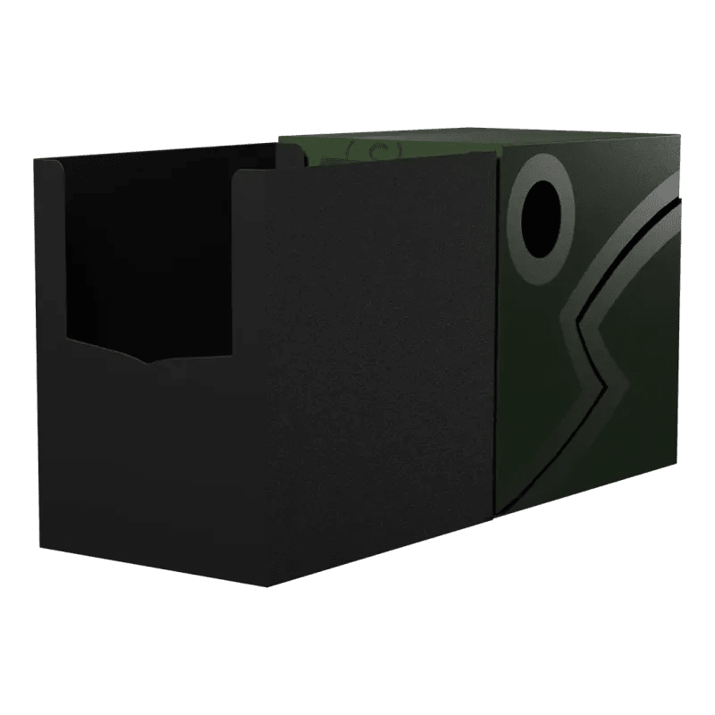 Double Deck Shell Forest Green/Black Deckbox - Animerch