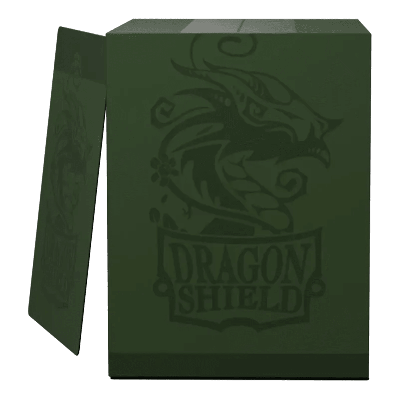 Double Deck Shell Forest Green/Black Deckbox - Animerch