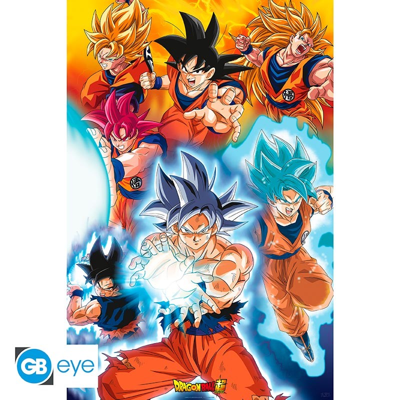 Dragon Ball Super Transformations poster - 91,5 x 61 cm
