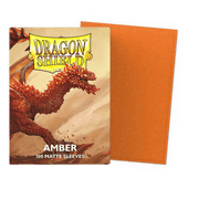 Dragon Shield Amber Matte Sleeves Standard Size - Animerch