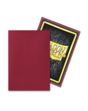 Dragon Shield Blood Red Matte Sleeves Japanese Size - Animerch