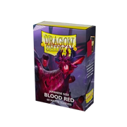 Dragon Shield Blood Red Matte Sleeves Japanese Size - Animerch