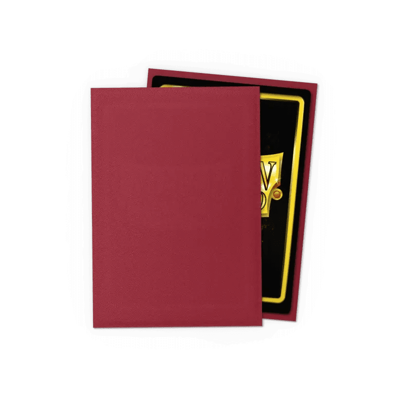 Dragon Shield Blood Red Matte Sleeves Japanese Size - Animerch