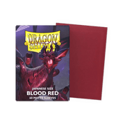 Dragon Shield Blood Red Matte Sleeves Japanese Size - Animerch