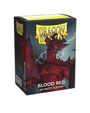 Dragon Shield Blood Red Sleeves - Standard (100) - Animerch