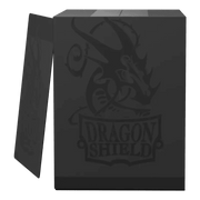 Dragon Shield Double Deck Shell Black/Black - Animerch