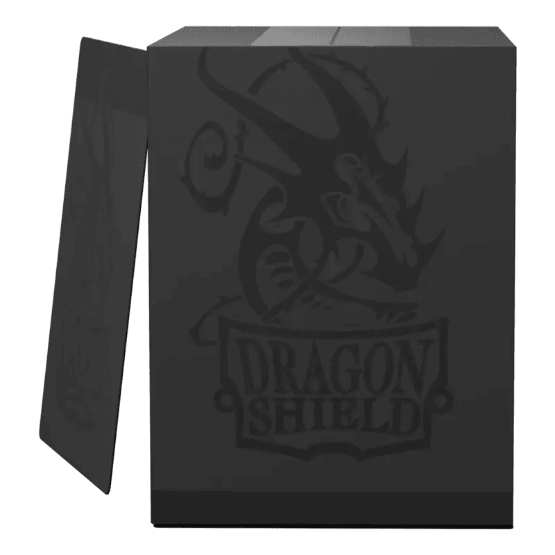 Dragon Shield Double Deck Shell Black/Black - Animerch