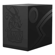 Dragon Shield Double Deck Shell Black/Black - Animerch