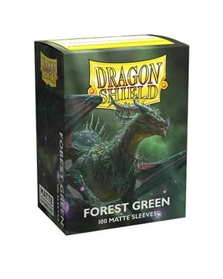 Dragon Shield Forest Green Sleeves - Standard (100) - Animerch
