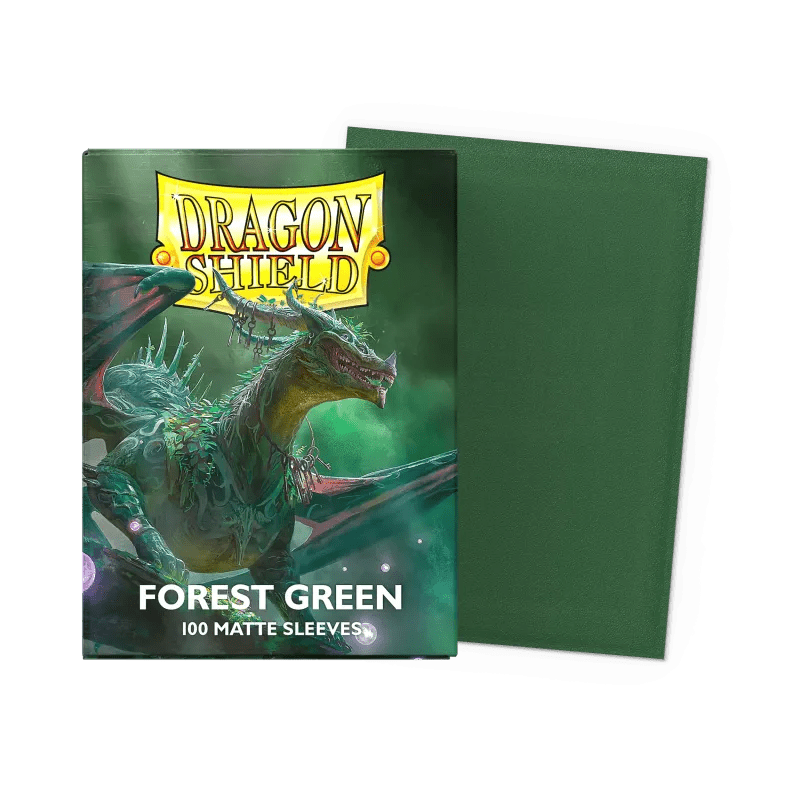 Dragon Shield Forest Green Sleeves - Standard (100) - Animerch