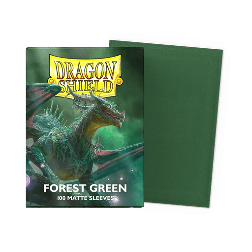 Dragon Shield Forest Green Sleeves - Standard (100) - Animerch