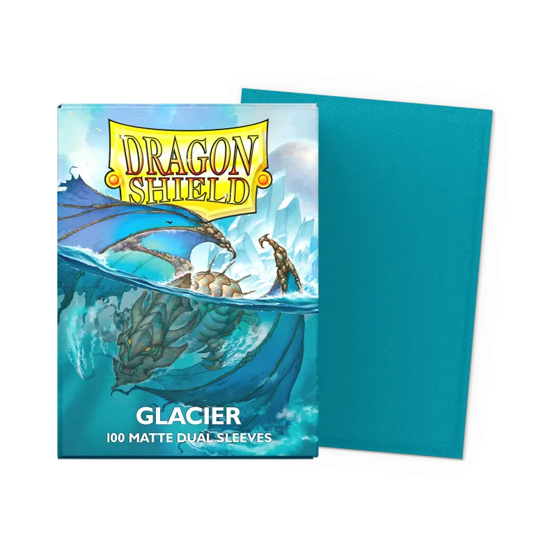Dragon Shield Glacier Matte Dual Sleeves Standard Size - Animerch