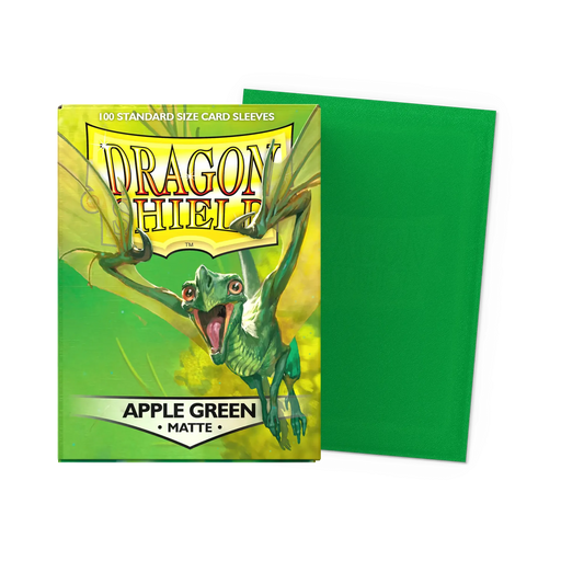 Dragon Shield Matte Apple Green Sleeves - Standard (100) - Animerch