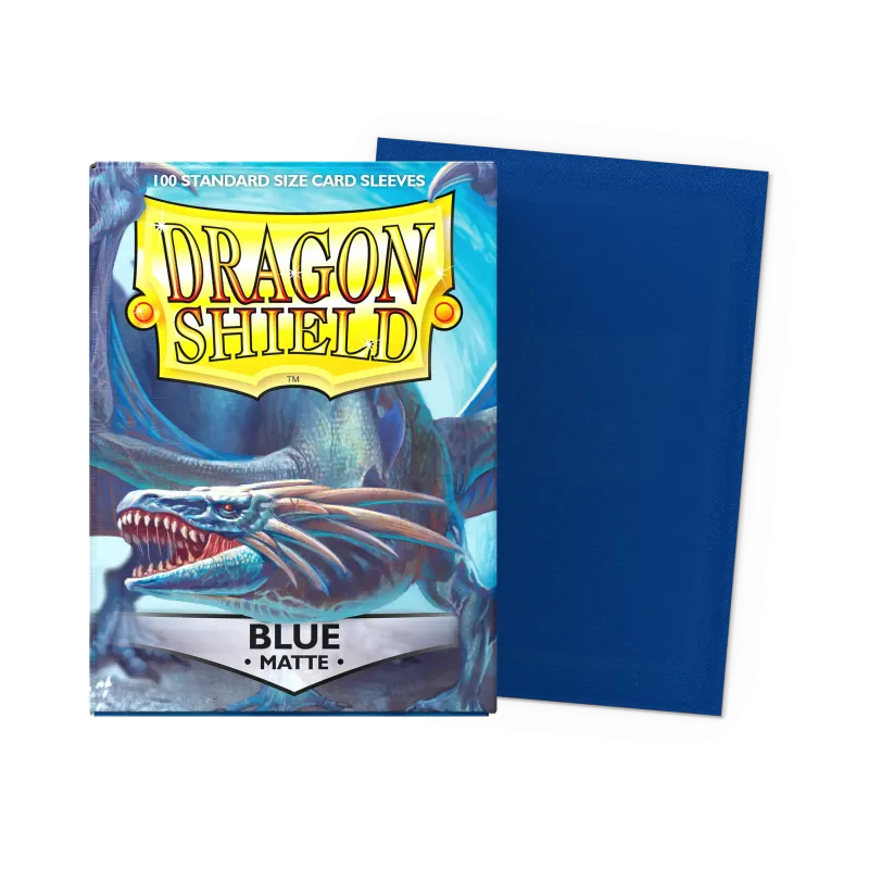 Dragon Shield Matte Blue Sleeves - Standard (100) - Animerch