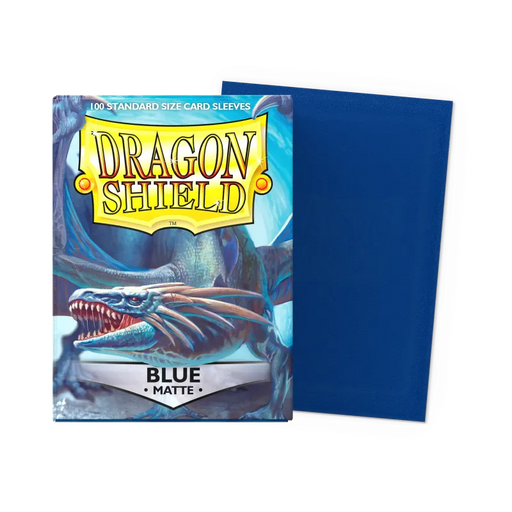 Dragon Shield Matte Blue Sleeves - Standard (100) - Animerch