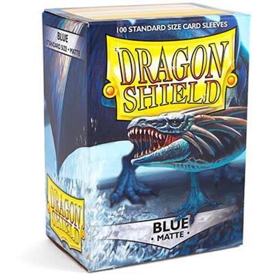 Dragon Shield Matte Blue Sleeves - Standard (100) - Animerch