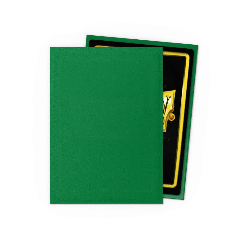 Dragon Shield Matte Emerald Sleeves - Standard (100) - Animerch