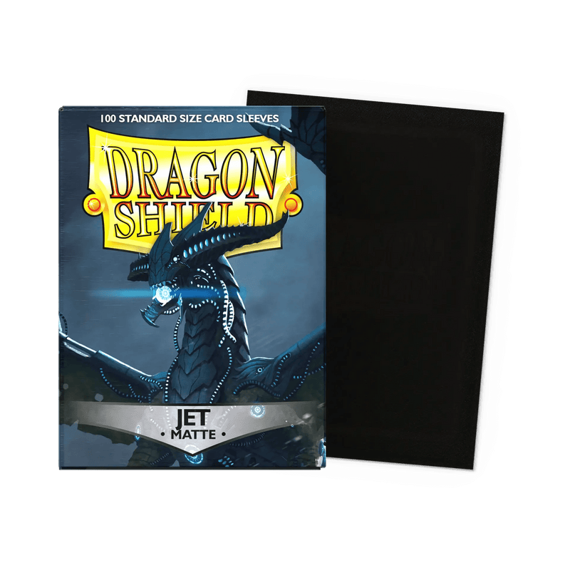 Dragon Shield Matte Jet Sleeves - Standard (100) - Animerch