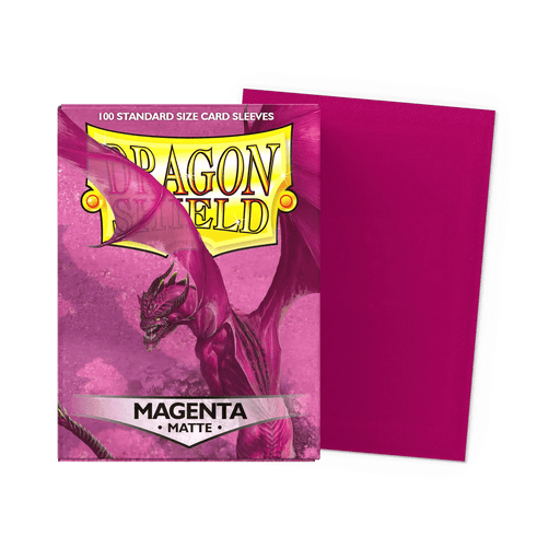 Dragon Shield Matte Magenta Sleeves - Standard (100) - Animerch