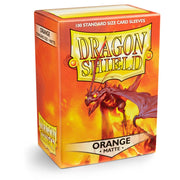 Dragon Shield Matte Orange Sleeves - Standard (100) - Animerch