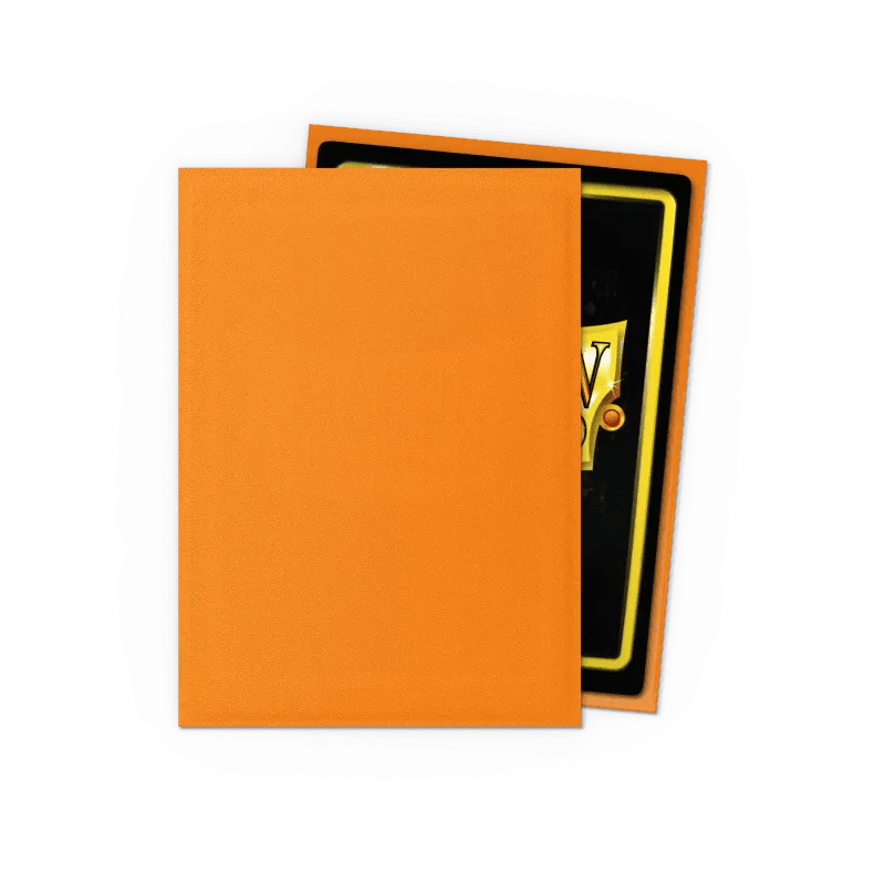 Dragon Shield Matte Orange Sleeves - Standard (100) - Animerch