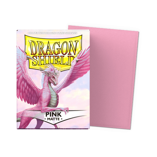 Dragon Shield Matte Pink Sleeves - Standard (100) - Animerch