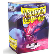 Dragon Shield Matte Purple Sleeves - Standard (100) - Animerch