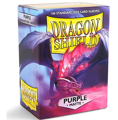 Dragon Shield Matte Purple Sleeves - Standard (100) - Animerch