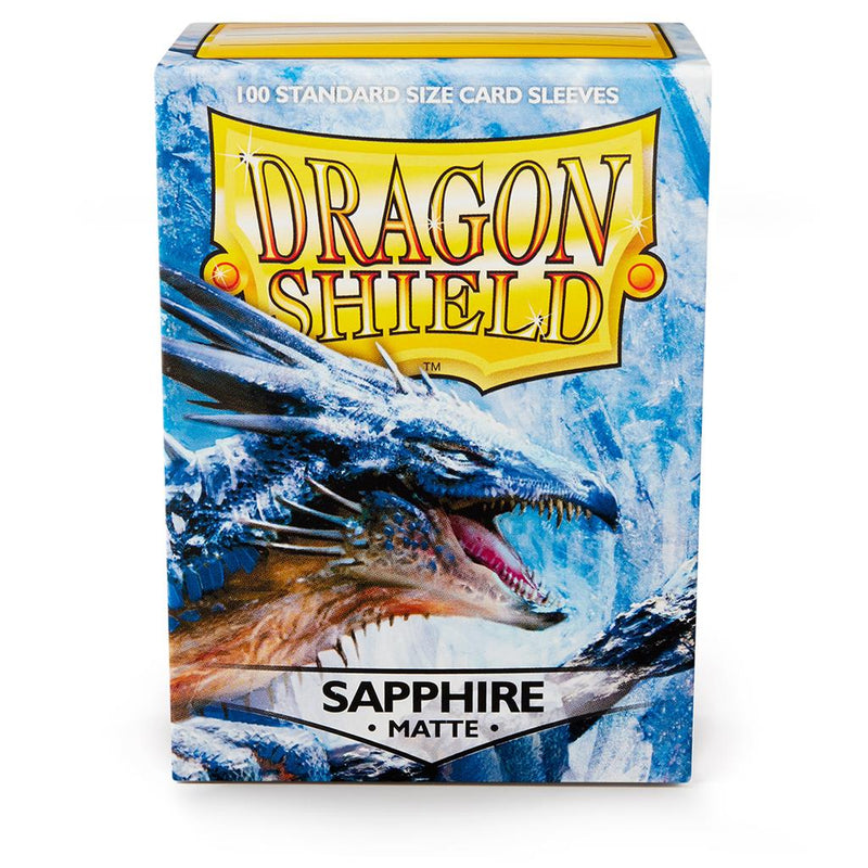 Dragon Shield Matte Sapphire Sleeves - Standard (100) - Animerch