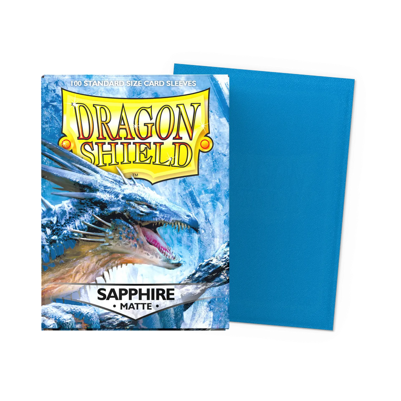 Dragon Shield Matte Sapphire Sleeves - Standard (100) - Animerch