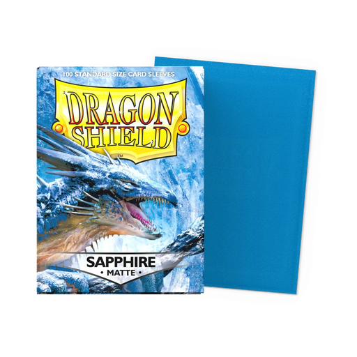 Dragon Shield Matte Sapphire Sleeves - Standard (100) - Animerch