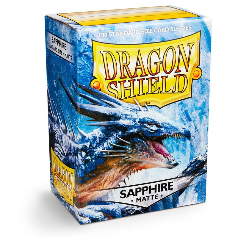 Dragon Shield Matte Sapphire Sleeves - Standard (100) - Animerch