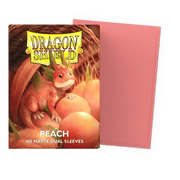 Dragon Shield Peach Matte Dual Sleeves Standard Size - Animerch