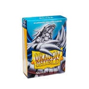 Dragon Shield Silver Matte Sleeves Japanese Size - Animerch