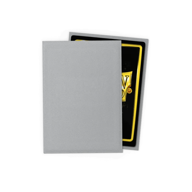Dragon Shield Silver Matte Sleeves Japanese Size - Animerch