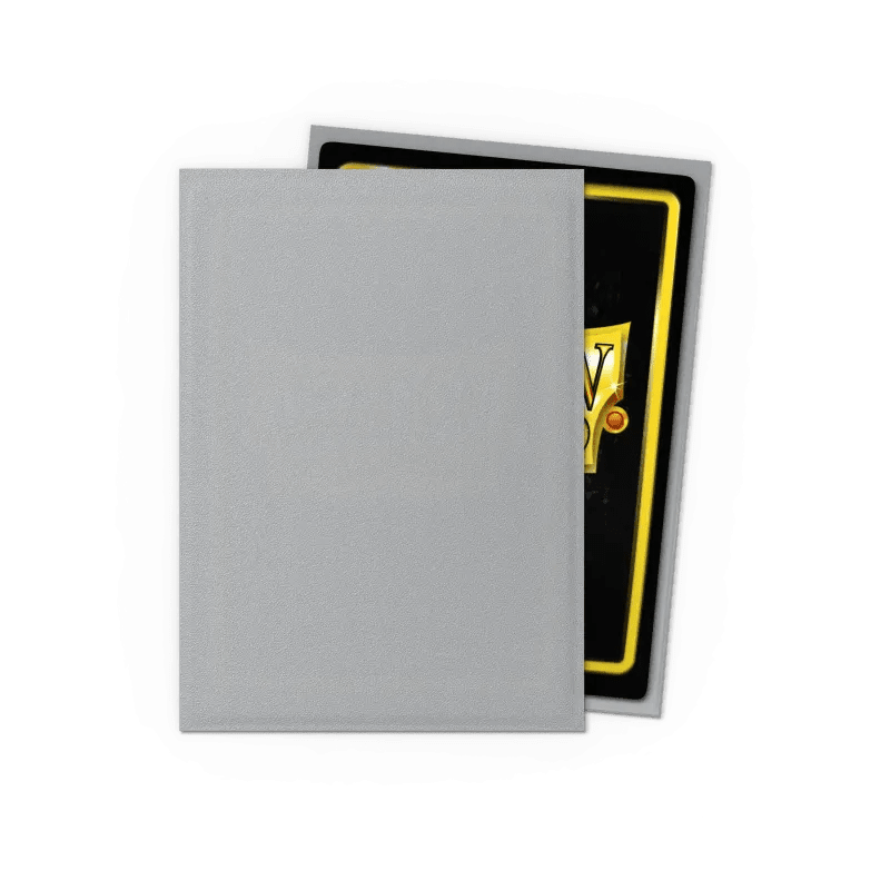 Dragon Shield Silver Matte Sleeves Standard Size - Animerch