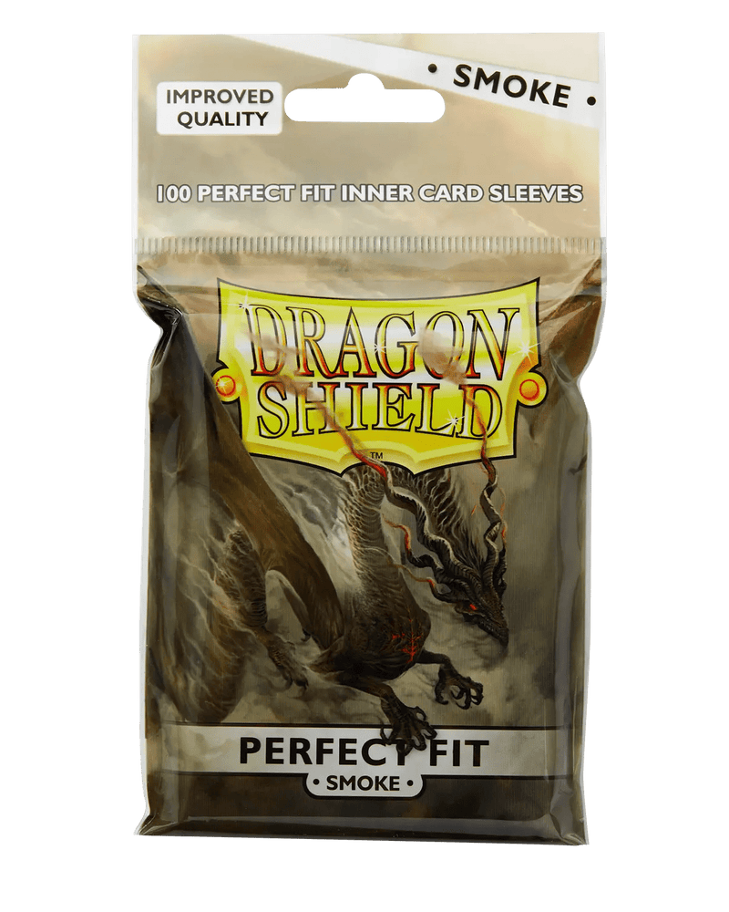 Dragon Shield Smoke Perfect Fit Toploading Sleeves - Standard Size (100) - Animerch