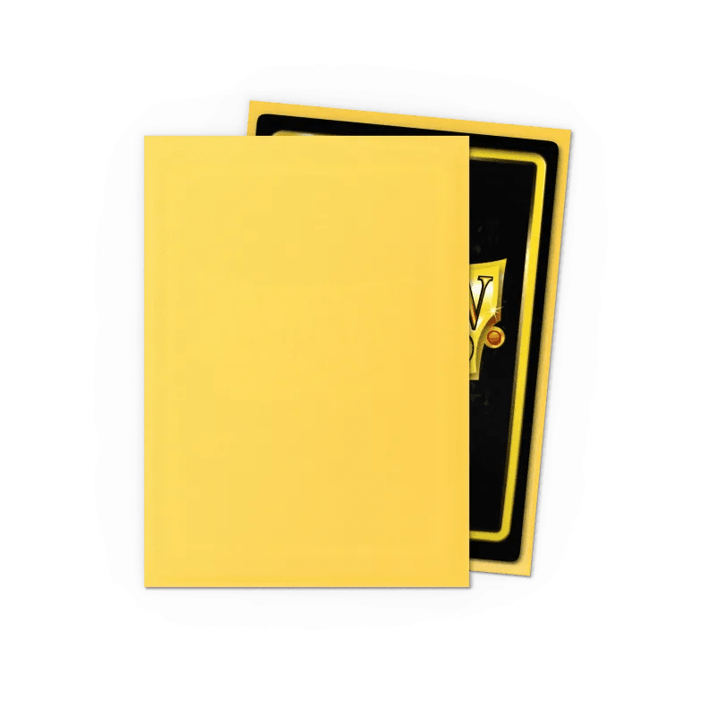 Dragon Shield Yellow Matte Sleeves Standard Size - Animerch