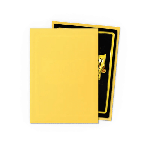 Dragon Shield Yellow Matte Sleeves Standard Size - Animerch