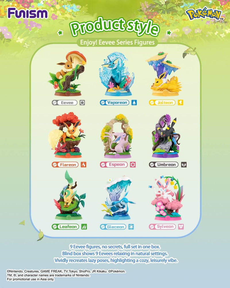 Eevee Enjoy Series Blind Box Figures Vol. 3 - Animerch
